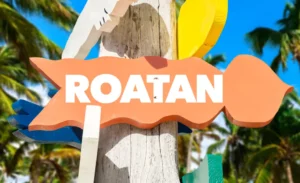 Roatán letrero