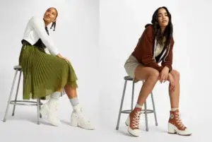 Los nuevos modelos de zapatos que están en tendencia de Converse Chuck 70 Deluxe Heel.