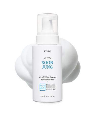 Cosmética Coreana | K Beauty |Etude House SoonJung pH 6.5 Whip Cleanser | Qué Onda