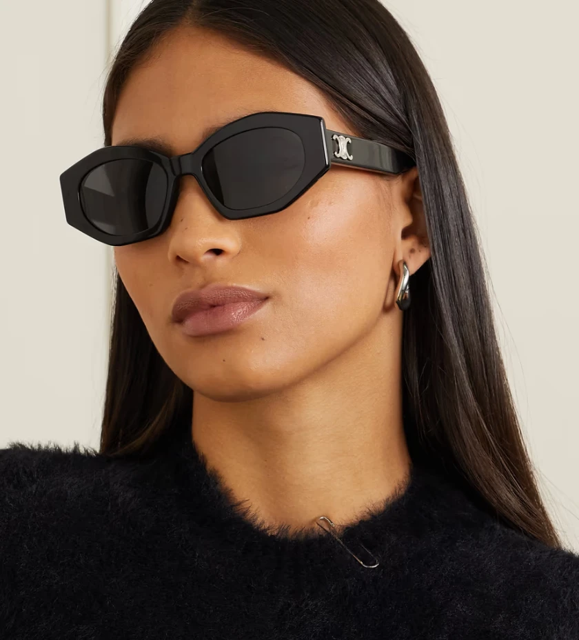 Lunettes De Soleil Femme Style œil De Chat - Monture Ovale Polarisée, Protection UV, Look Rétro Vintage