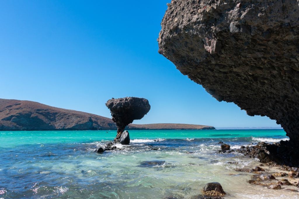 Hongo de Playa Balandra, formación rocosa icónica, México | Qué Onda