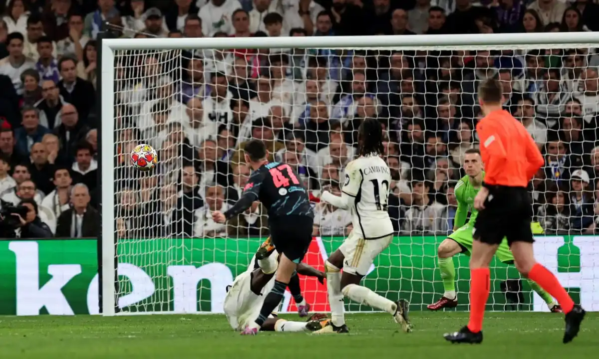 Manchester City: Foden anota segundo gol espectacular en Madrid, empatando 3-3 | Qué Onda