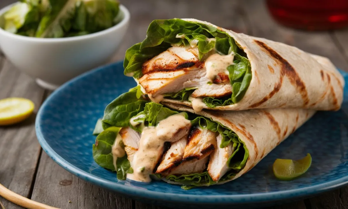 Wraps De Pollo Estilo C sar Una Receta F cil Y Deliciosa Wraps De Pollo Estilo C sar Una Receta F cil Y Deliciosa