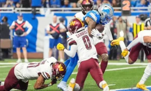 Commanders Mike Sainristil detiene al corredor de los Lions | Qué Onda
