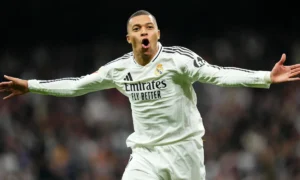 Real Madrid: Kylian Mbappé celebra un gol ante Las Palmas | Qué