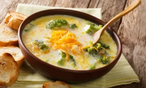 Sopa Cremosa de Brócoli, Coliflor y Queso | Qué Onda