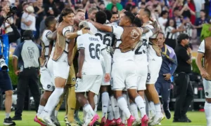 PSG vs Botafogo Los jugadores del Botafogo celebran tras ganar el Grupo B del Mundial de Clubes | Qué Onda