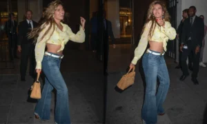 Jeans acampanados al estilo de Karol G | Qué Onda