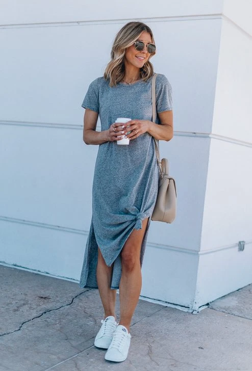 Vestidos midi sin detalles excesivos | Qué Onda