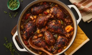 Jamaican Brown Stew Chicken | Qué Onda