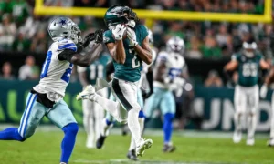 Eagles vs Dallas Cowboys: Wide Receiver Jahan Dotson | Qué onda