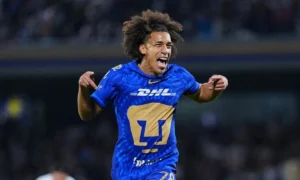 Pumas vs Santos: el Jugador Alberto Carrasquilla celebra Gol de Pumas | Qué Onda